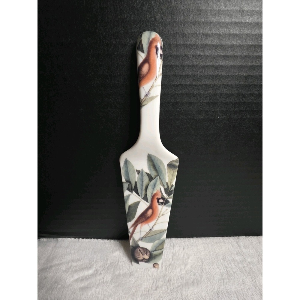 Andrea by Sadek Porcelain Cardinal Cake / Pie Server